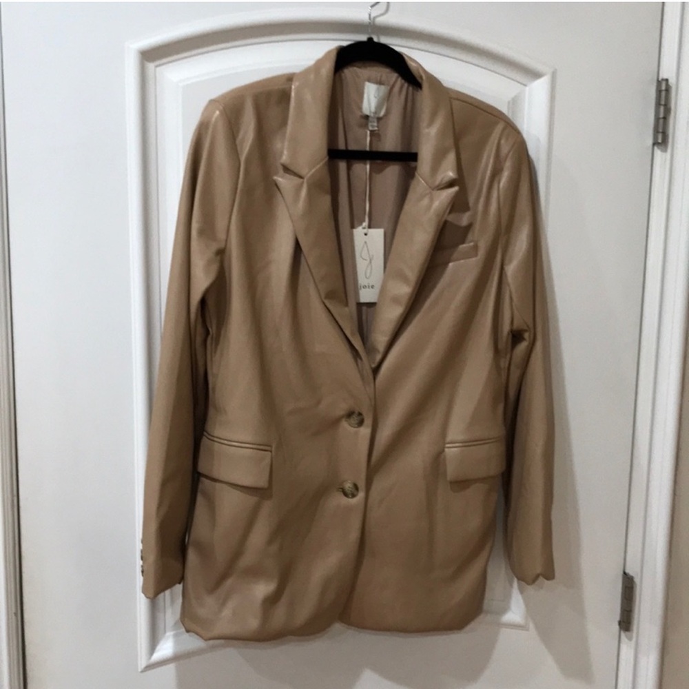 Joie faux leather blazer women’s size XL/TG